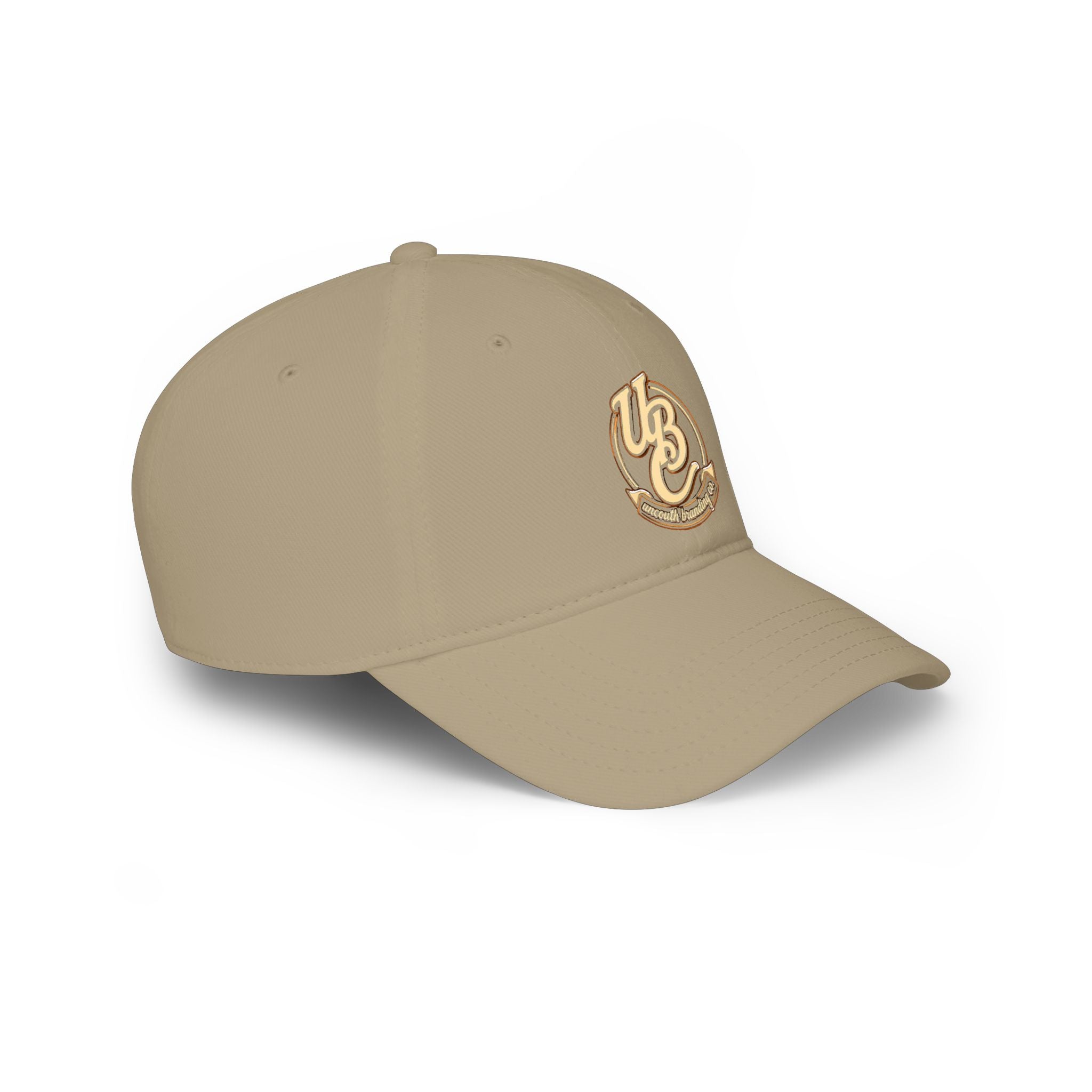 Low Profile Baseball Cap — Vintage 'UB' Script Embroidered Hat