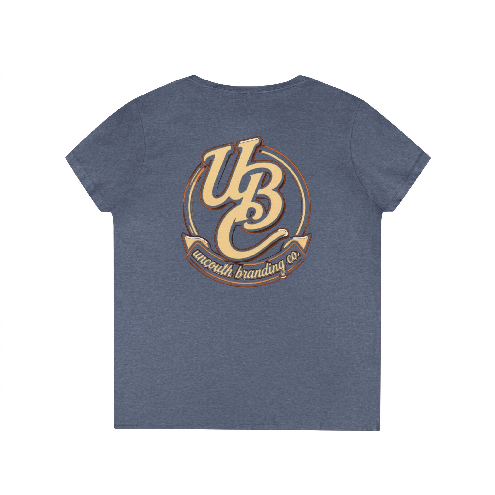 Ladies' V-Neck T-Shirt — Retro Graphic “I Have Social Anxiety So I Stare at My Shoes When Talking”