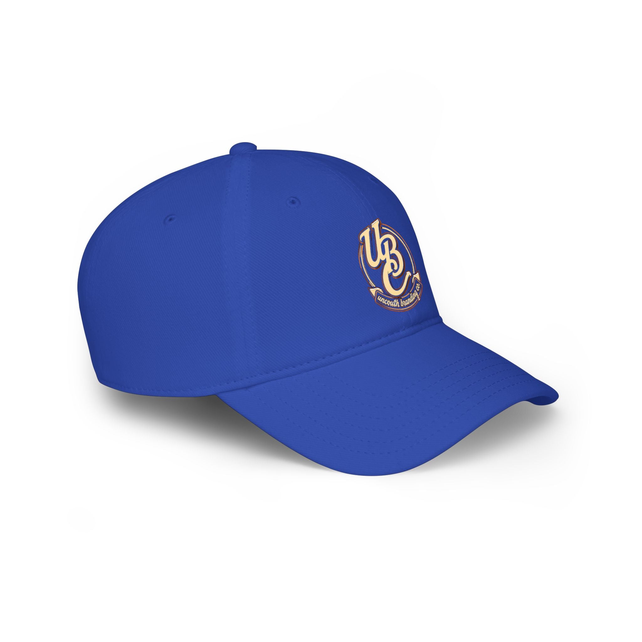 Low Profile Baseball Cap — Vintage 'UB' Script Embroidered Hat