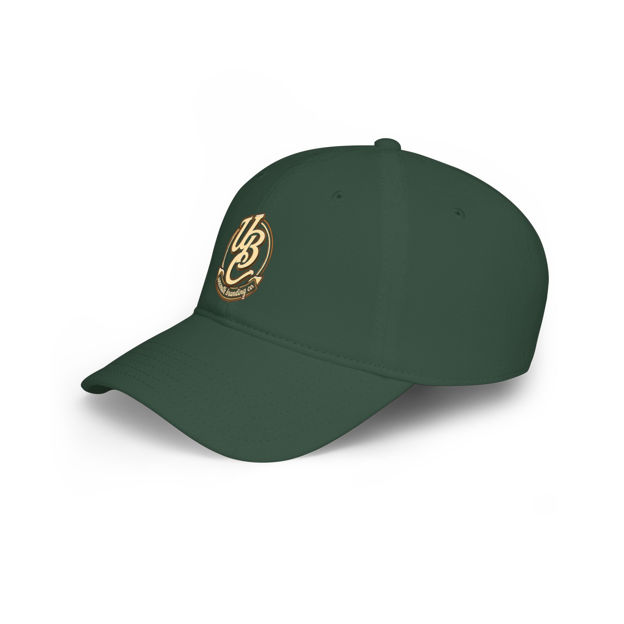 Low Profile Baseball Cap — Vintage 'UB' Script Embroidered Hat