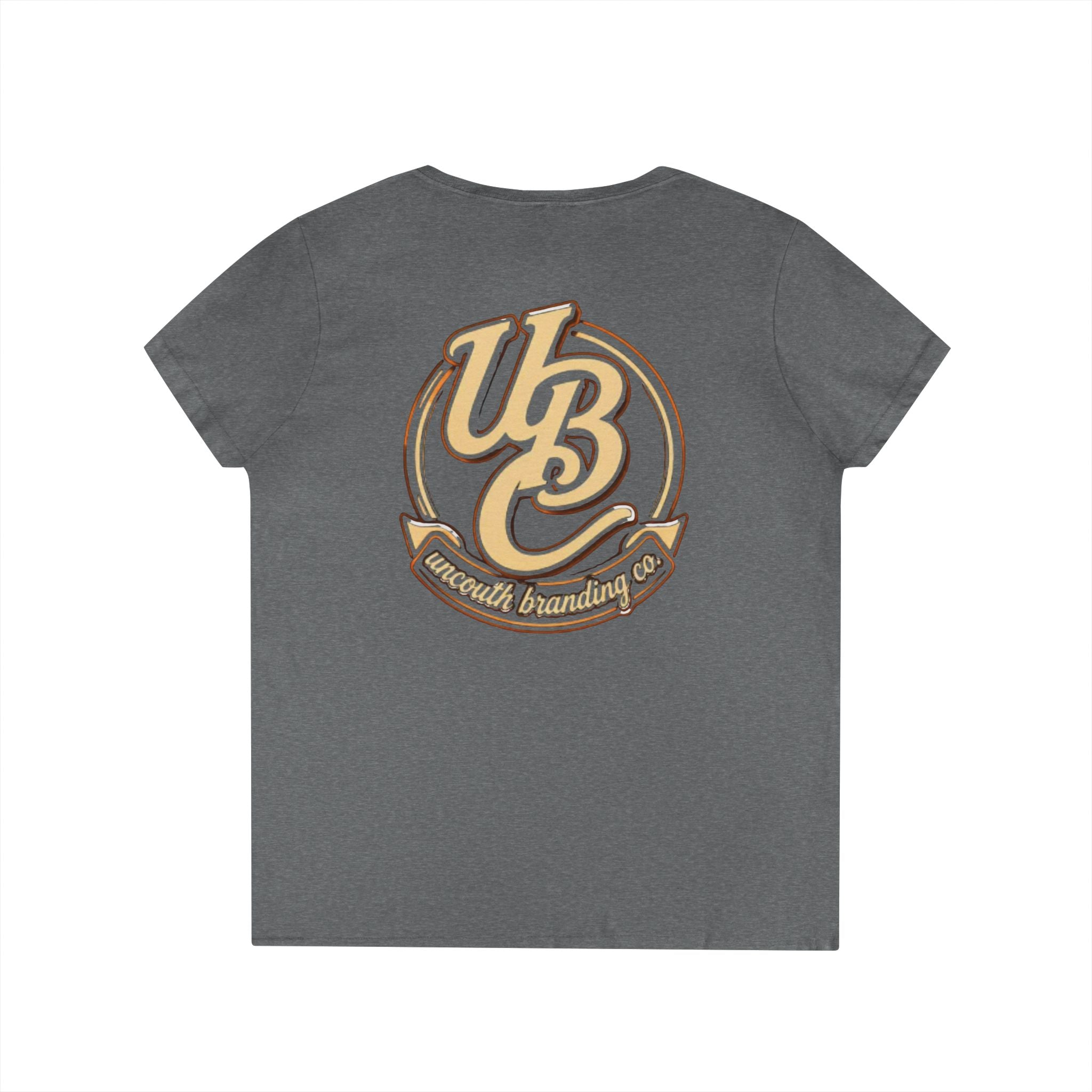 Ladies' V-Neck T-Shirt — Retro Graphic “I Have Social Anxiety So I Stare at My Shoes When Talking”