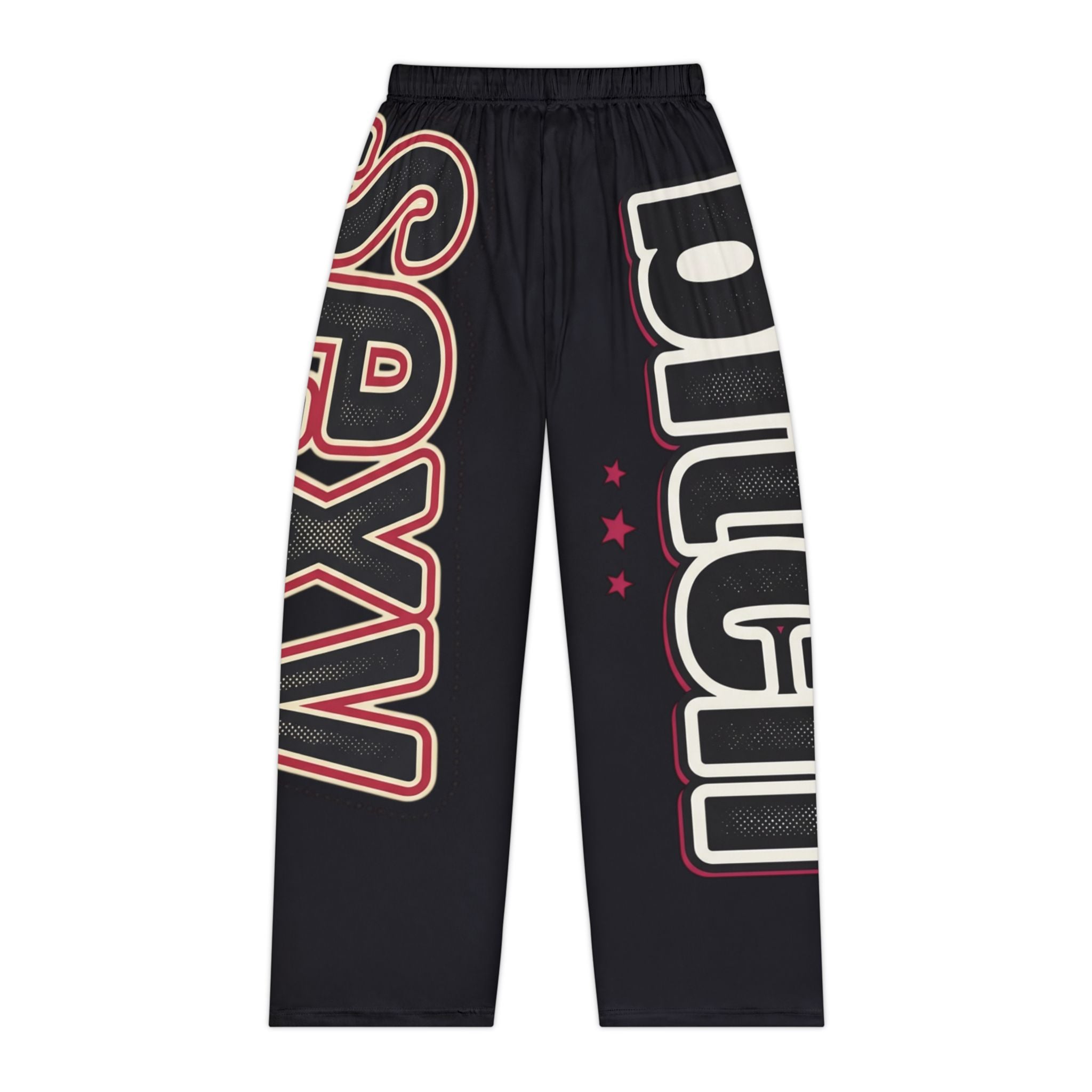 Sexy Vintage Script Women's Pajama Pants – Bold Graphic Lounge Sleepwear