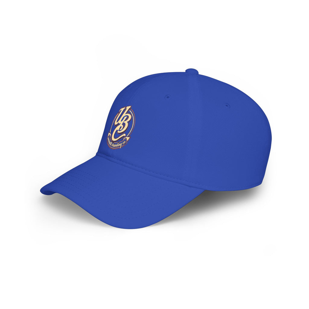 Low Profile Baseball Cap — Vintage 'UB' Script Embroidered Hat