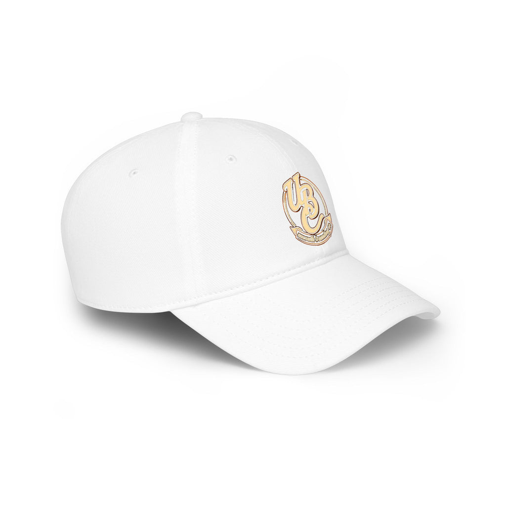 Low Profile Baseball Cap — Vintage 'UB' Script Embroidered Hat