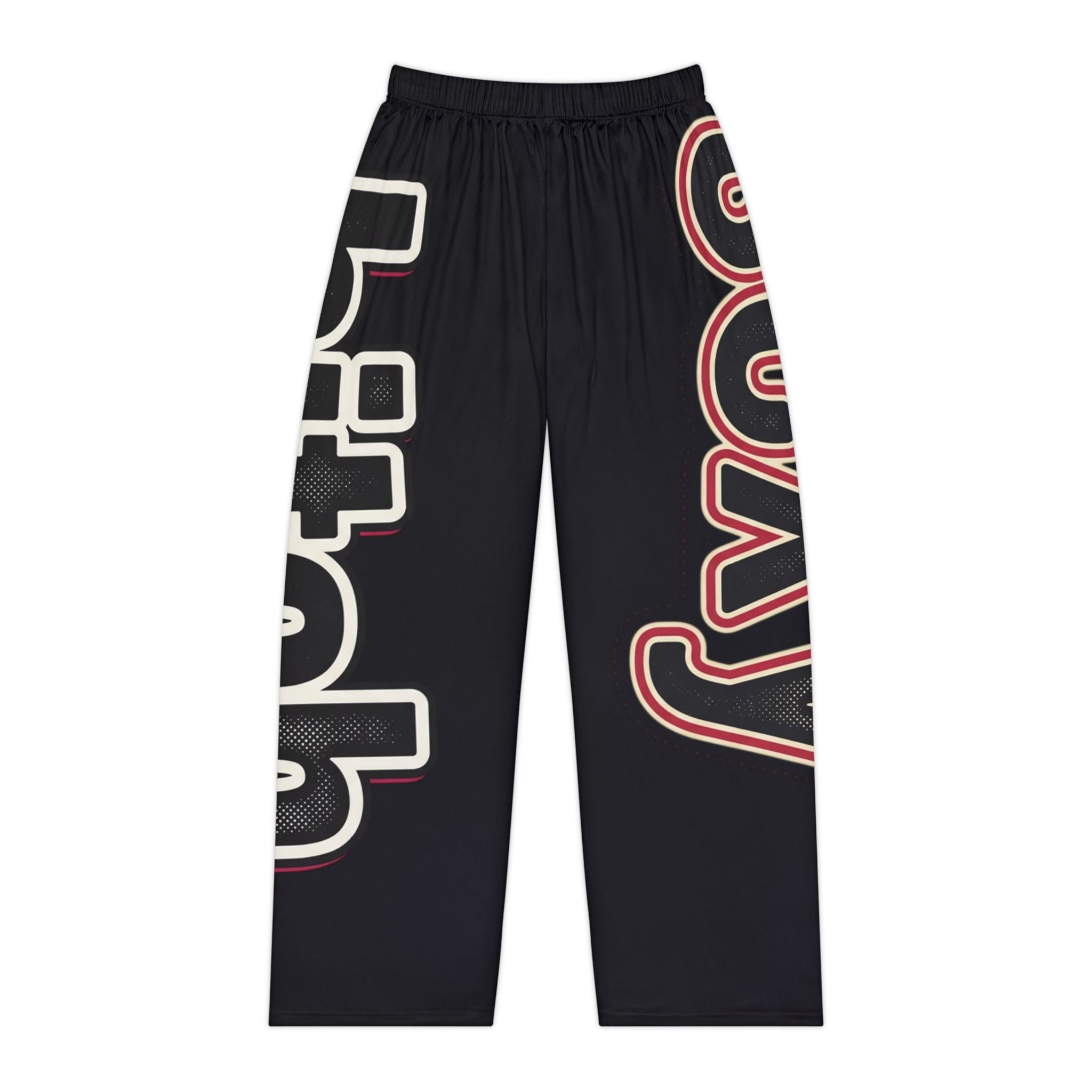 Sexy Vintage Script Women's Pajama Pants – Bold Graphic Lounge Sleepwear