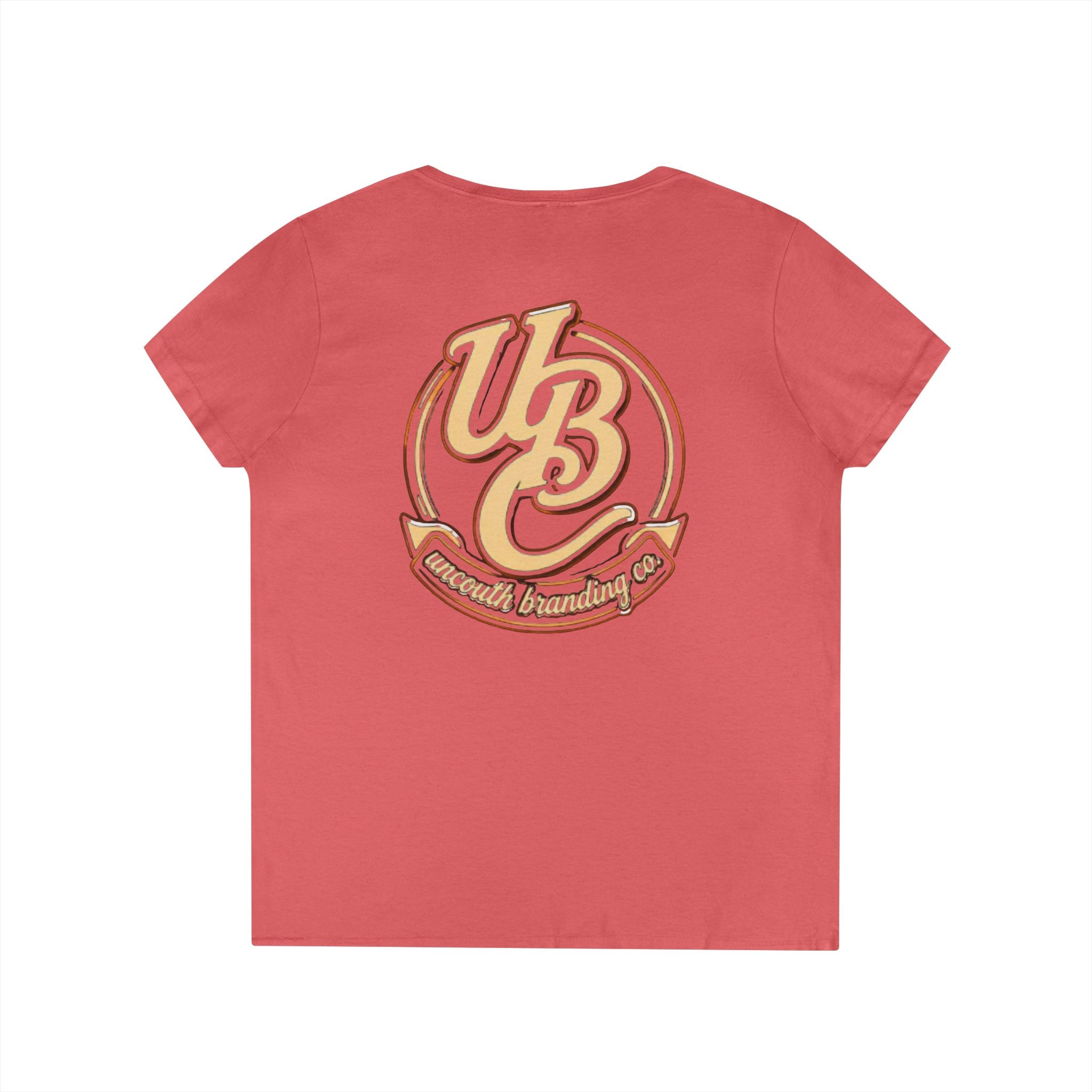 Ladies' V-Neck T-Shirt — Retro Graphic “I Have Social Anxiety So I Stare at My Shoes When Talking”