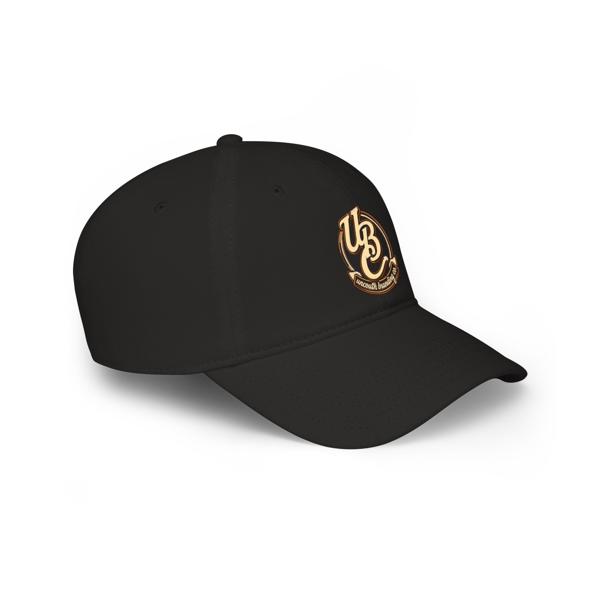 Low Profile Baseball Cap — Vintage 'UB' Script Embroidered Hat