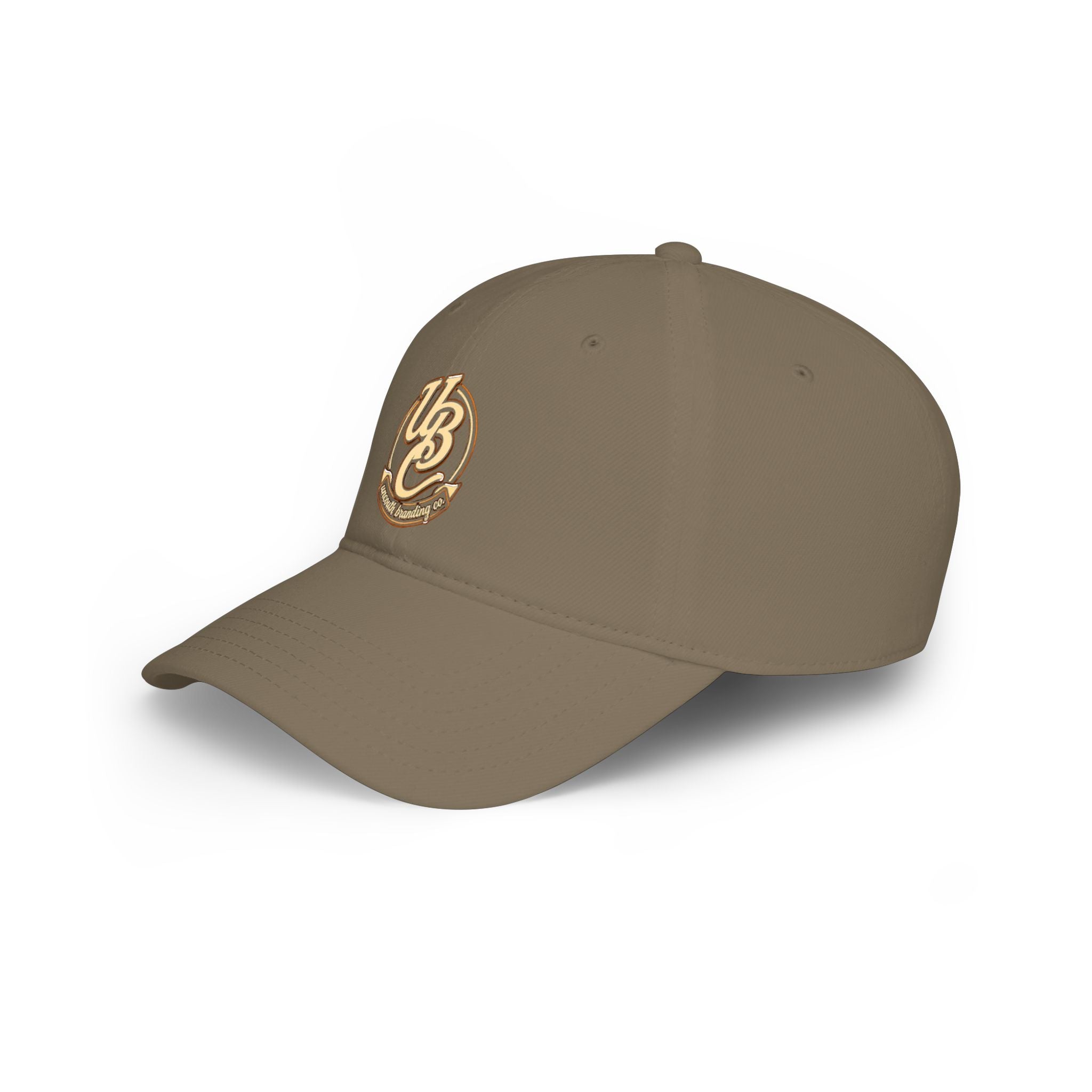 Low Profile Baseball Cap — Vintage 'UB' Script Embroidered Hat